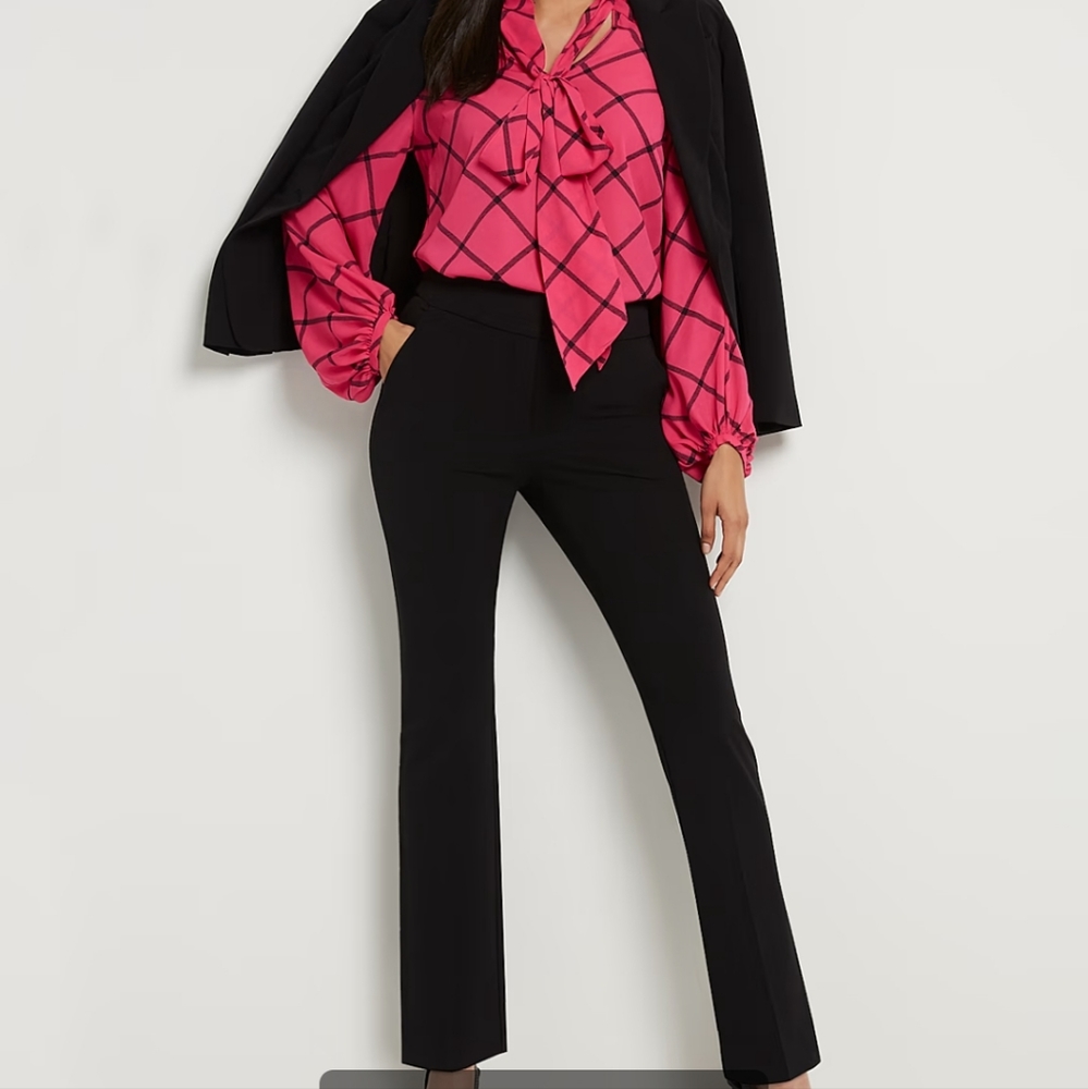 NY & Company Black Pants 6 Tall NWT